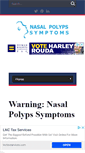 Mobile Screenshot of nasalpolypssymptoms.com